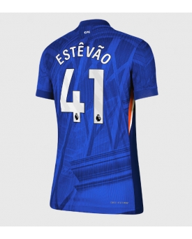 Chelsea Estevao Willian #41 Maglia Gara Casa Repliche 2025-26 Donna Maniche Corte